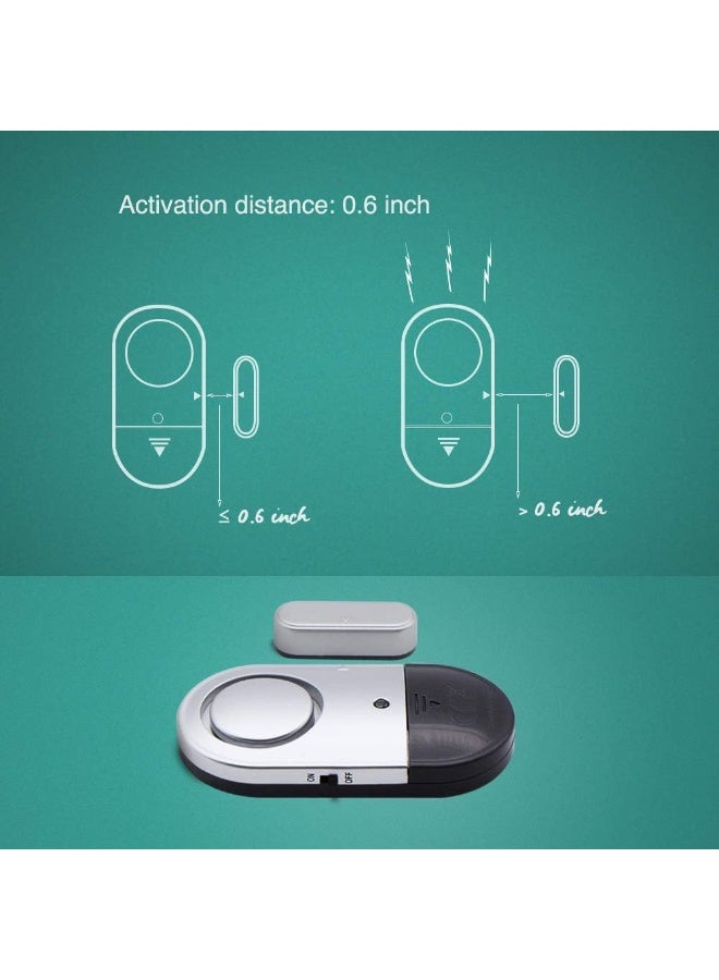 صوت الباب والنافذة مفتوحة إنذار استشعار 1 حزمة للأطفال ، سلامة مرضى الخرف ، إنذار الأمن اللاسلكي يحافظ على منزلك ، حمام سباحة ، مجلس الوزراء ، الأعمال آمنة - Image 3
